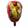 Глава герой Iron Man Айрън Мен голям фолио фолиев балон хелий или въздух парти рожден ден, снимка 1 - Други - 18297969