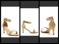 нови елегантни сандали в бежов/телесен цвят внос от Англия, снимка 1 - Сандали - 10943725