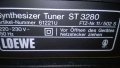 loewe sa 3480 stereo amplifier+loewe st 3280 synthesizer tuner-внос швеицария, снимка 5