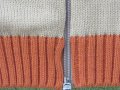 Машинно плетена жилетка за момче с цип, размер 98, нова , снимка 4