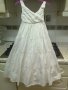 Бяла рокля с пайети Bluezoo за 4 г, снимка 1 - Детски рокли и поли - 11050479