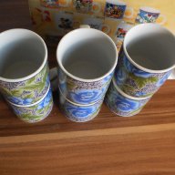 Стилни малки чашки за кафе на сини рози, снимка 5 - Сервизи - 11295877