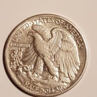 WW2 USA HALF [50c] DOLLAR 1941 Philadelphia Mint in EF condition, снимка 4 - Нумизматика и бонистика - 20878091