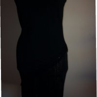Еластична черна рокля , снимка 14 - Рокли - 19137330