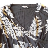  Страхотна модна блузка M / L - еластична, снимка 3 - Блузи с дълъг ръкав и пуловери - 8951203