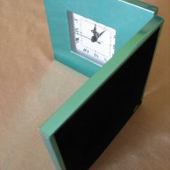 Нов Кварцов Часовник - дизайнерски- сувенирен - сребърно покритие , снимка 2 - Декорация за дома - 11867204