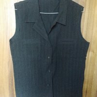 Черна Риза без ръкав номер М и L, снимка 2 - Ризи - 21485371