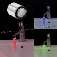 LED комплект за баня ( светещ душ + светещ накрайник за чешма ) - код 0327, снимка 2 - Други - 13569405