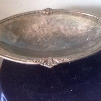 посребрена купа ,фруктиера арт деко, снимка 1 - Антикварни и старинни предмети - 20964965
