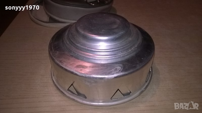 АНТИК-алуминиев комплект за къмпинг-16х6см, снимка 1