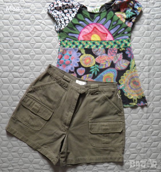 Дамски сет тениска Desigual и къси панталони Vero Moda, снимка 1