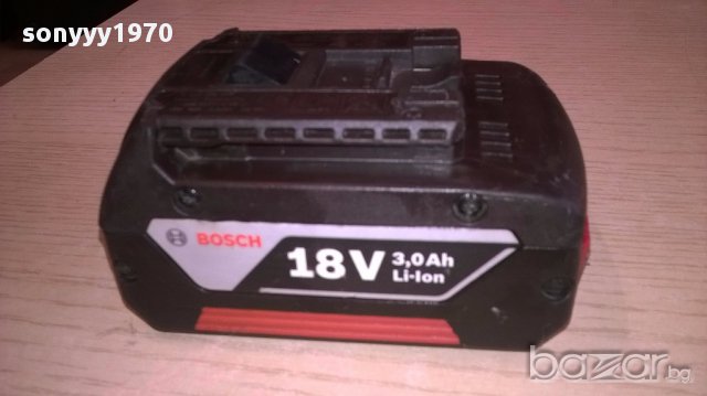 Bosch li-ion battery 18v/3.0ah with led-indication-внос швеицария, снимка 5 - Други инструменти - 17382691
