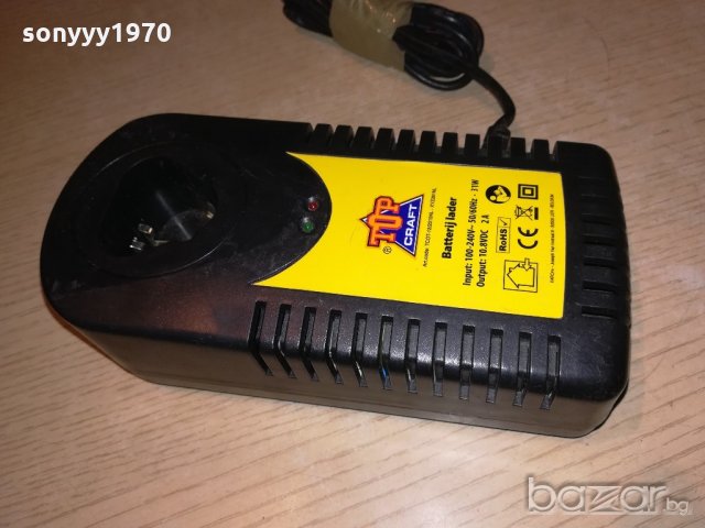 top craft 10.8v/2amp-battery charger-made in belgium, снимка 4 - Други инструменти - 20712029