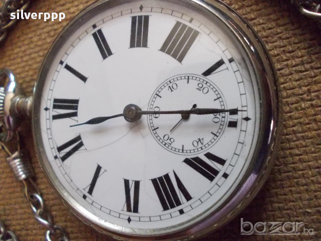 Железничарски джобен часовник, снимка 3 - Антикварни и старинни предмети - 16715188