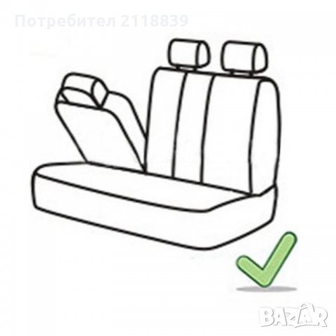 Тапицерия CAR LINE 3 ЦИПА за коли с разделини задни седалки 1кт., снимка 2 - Аксесоари и консумативи - 23353100