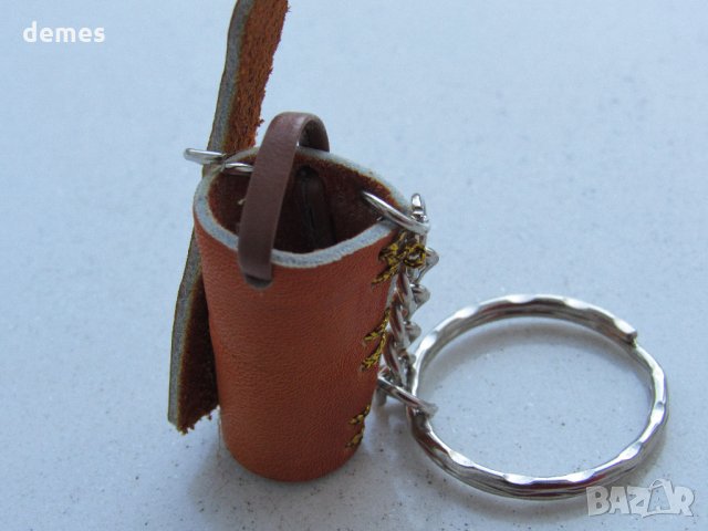  Автентичен кожен ключодържател от Монголия-конски амуниции, снимка 2 - Други - 23508819