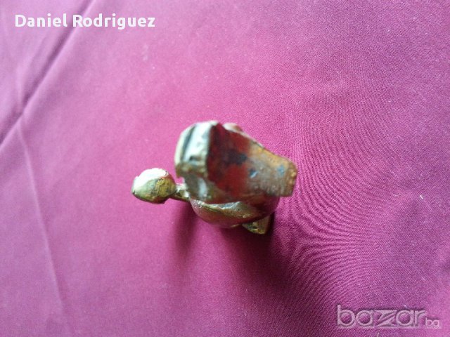 Уникална Стара Бронзова Фигурка Дракон, снимка 3 - Антикварни и старинни предмети - 16360133