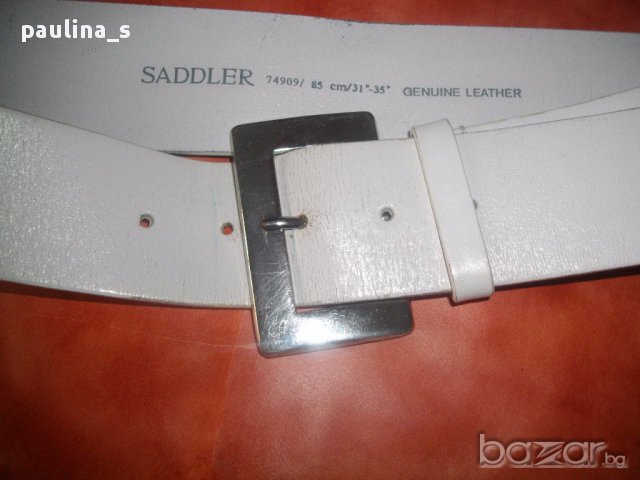 Колан brand's belt "Saddler" genuine leather / токата е с печат 925 , снимка 3 - Колани - 14532536