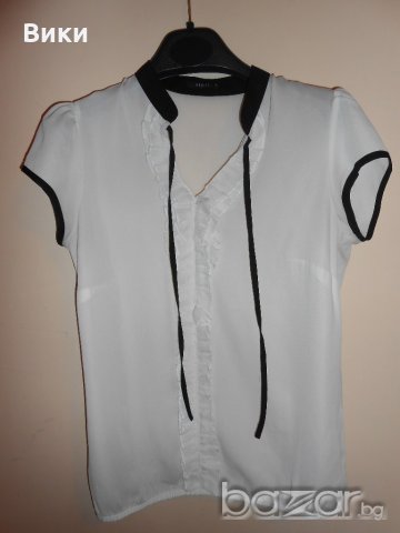 Елегантна блуза/ риза  с къс ръкав   Mohito, снимка 3 - Ризи - 20879113