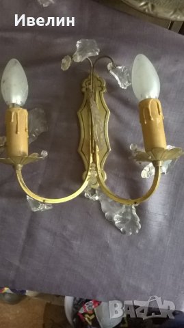 два барокови аплика за стена, снимка 2 - Лампи за стена - 25123948