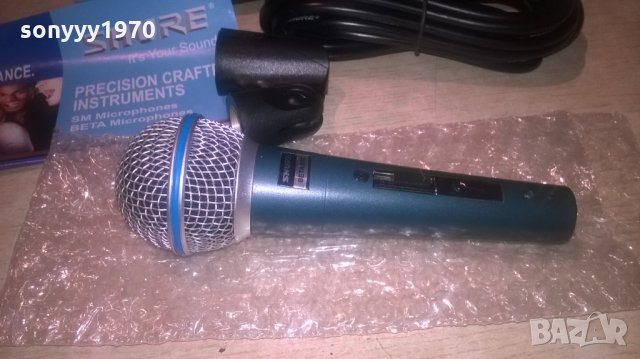 shure beta 58s-legendary performance microphone, снимка 7 - Микрофони - 24852537