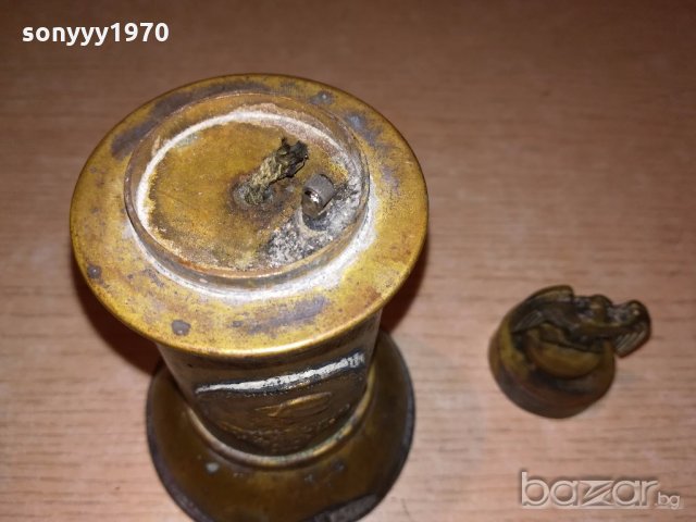 хитлеристка стара немска запалка-16х9см-внос швеицария , снимка 10 - Антикварни и старинни предмети - 20140899