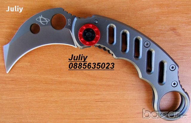 Сгъваем нож Mantis  Karambit  MK-2 , снимка 2 - Ножове - 10266752