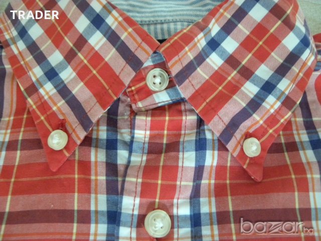 Мъжка риза TOMMY HILFIGER, 100% памук, снимка 6 - Ризи - 18478106
