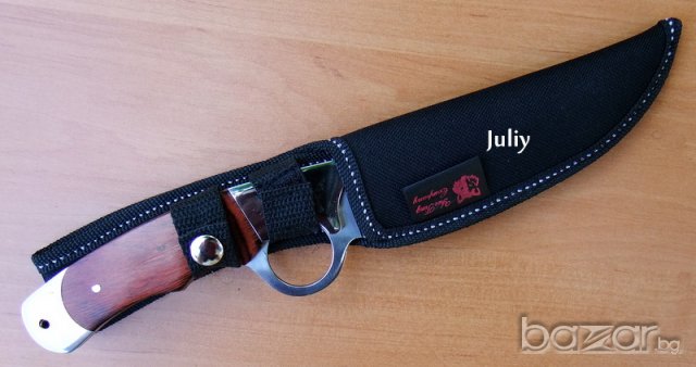 Ловен нож с фиксирано острие COLUMBIA №A10 , снимка 9 - Ножове - 7623736