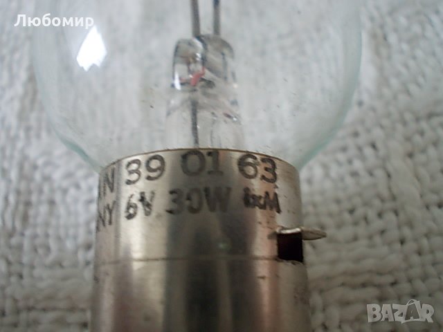 Лампа 6v 30w ixM WOTAN GERMANY 39 01 63, снимка 5 - Лаборатория - 22144539