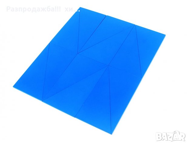 Правоъгълни разностранни триъгълници Монтесори 12бр. в кутия, снимка 7 - Образователни игри - 24999377