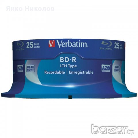 BD-R 25GB Verbatim 6x - празни дискове Блу Рей, снимка 2 - Blu-Ray филми - 10809196