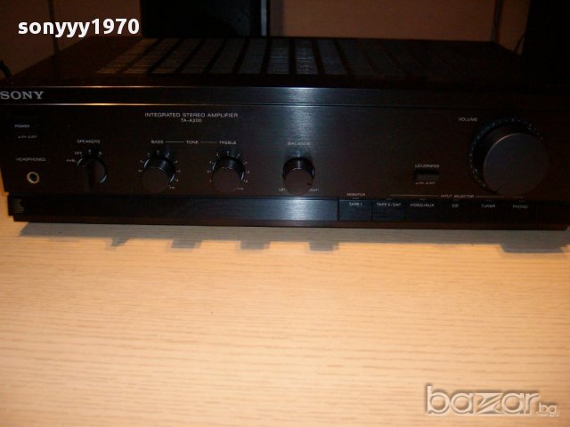sony ta-a200-stereo amplifier-made in japan-внос швеицария, снимка 8 - Ресийвъри, усилватели, смесителни пултове - 11989618