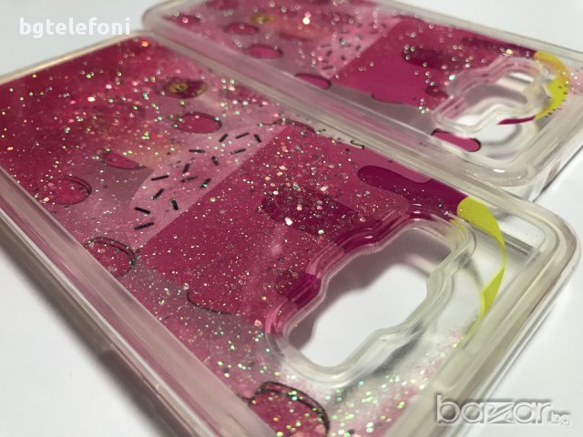 Цветен силикон ICE CREAM с течност и звезди за iPhone,Samsung,Huawei, снимка 7 - Калъфи, кейсове - 17768886