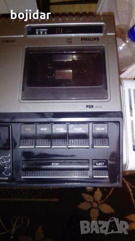 Philips N2511, Stereo Cassette Deck, Cassette Recorder, Cassette Player, Tape Player, Sound Recorder, снимка 4 - Декове - 24590494