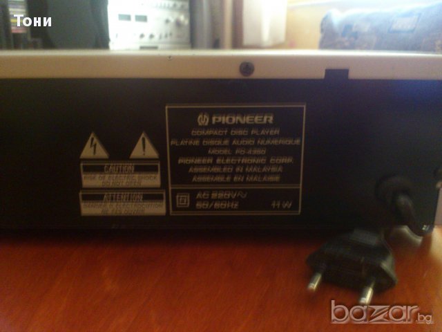 PIONEER PD-4350 CD, снимка 10 - Плейъри, домашно кино, прожектори - 16569887