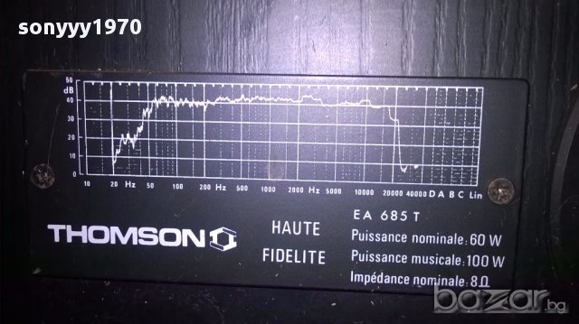thomson ea685t/100w/8ohms-61х30х28см-внос швеицария, снимка 12 - Аудиосистеми - 17232510