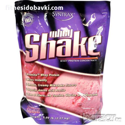 Syntrax Whey Shake, 2.27 кг, снимка 1 - Хранителни добавки - 8690686