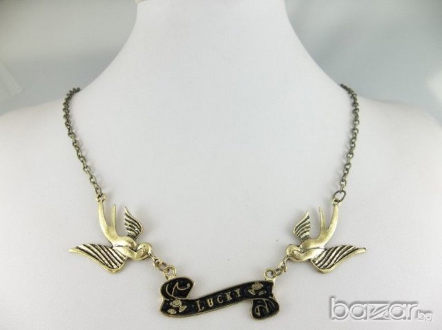 Колие "Lucky" /K-10/, снимка 2 - Колиета, медальони, синджири - 7972566