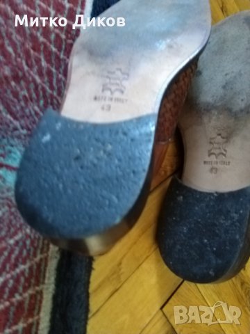 Мъжки обувки Естествена кожа windport  shoes 1982 made in Italy №43-№44, снимка 4 - Официални обувки - 25585236
