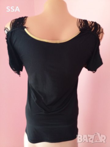 Блуза с къс ръкав, снимка 3 - Тениски - 21674656
