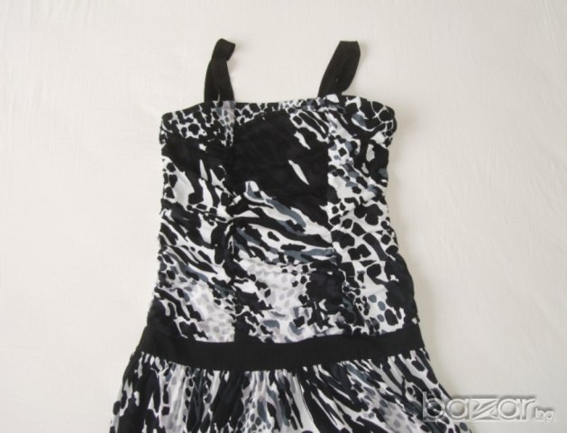 One,прекрасна лятна рокля в черно и бяло, М , снимка 6 - Рокли - 18369181