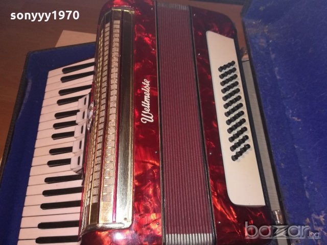 weltmeister-марков акордеон с куфар-50х48х25см-внос швеицария, снимка 11 - Акордеони - 20959096