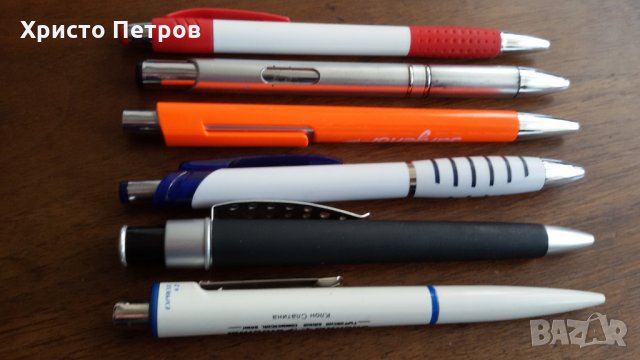 Химикалки разни 6 броя, снимка 2 - Ученически пособия, канцеларски материали - 24654439
