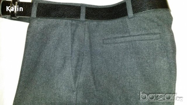 Елегантен Кашмирен Кабан в комплект с Кашмирен панталон и кожен колан Giorgio Armani, снимка 5 - Якета - 11916970