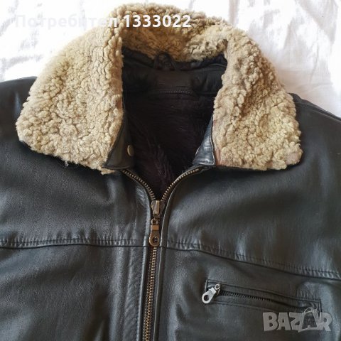 Мъжко кожено яке, снимка 4 - Якета - 23867702