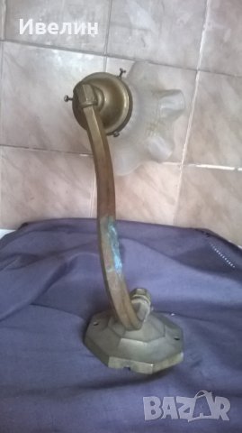 стар аплик за стена арт деко, снимка 4 - Лампи за стена - 25317967