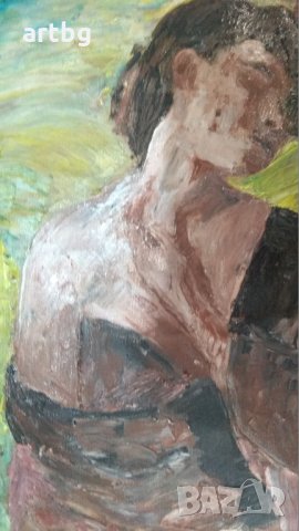 Автентична картина "Тя", снимка 4 - Картини - 24779242