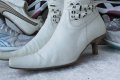летни ботуши Laura Bellariva original White Summer Boots, N-37, естествена кожа,GOGOMOTO.BAZAR.BG®, снимка 4