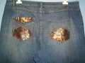Дизайнерски дънкови бермуди ”DNA” jeans originals” Dona Caran New York! 4-5XL, снимка 6
